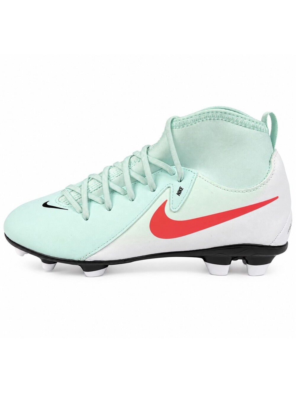Nike Phantom Luna II Club FG/MG Youth 4.5Y Mint Red Soccer Cleats FJ2601-300 New